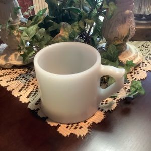 Vintage shaving mug white heavy excellent